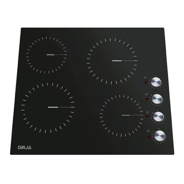 Estufa (Tope) electrico de 60cm | 4 quemadores | Cooktop