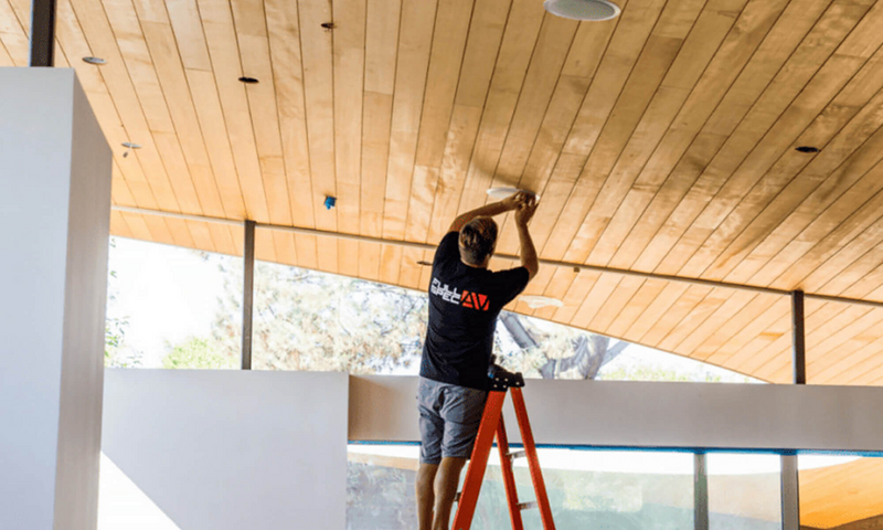 6.5" Round In-Ceiling Speaker with Pivoting Tweeter