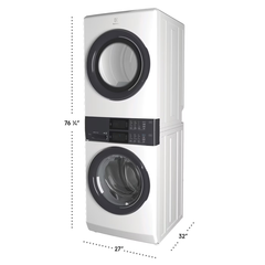 Lavadora y secadora a gas de una sola unidad Laundry Tower™ Serie 300