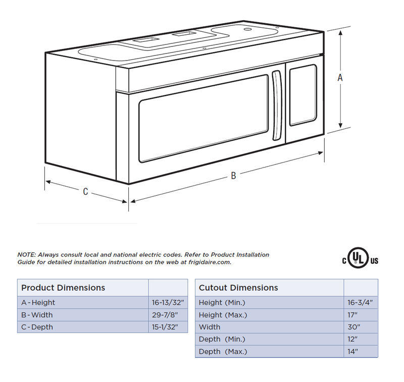 Microonda con Extractor 30" | 1.6 pies cúbicos | 1000 Watts