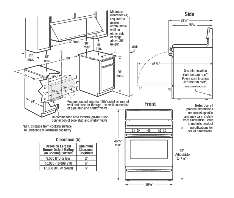 Frigidaire Gallery 30'' Freestanding Gas Range