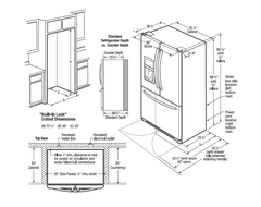 23 Pies Cúbico Refrigerador French Door | Dispensador de Agua y Hielo | Counter Depth