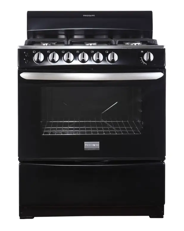 Estufa De Gas Frigidaire 30 Pulgadas 6 Quemadores Negro