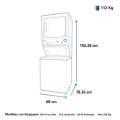 Centro de Lavado Aqua Saver Green a Gas 20 kg Diamond Gray con Sanitizado