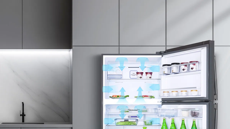 19.1 Pies Cúbico Refrigerador Top Mount