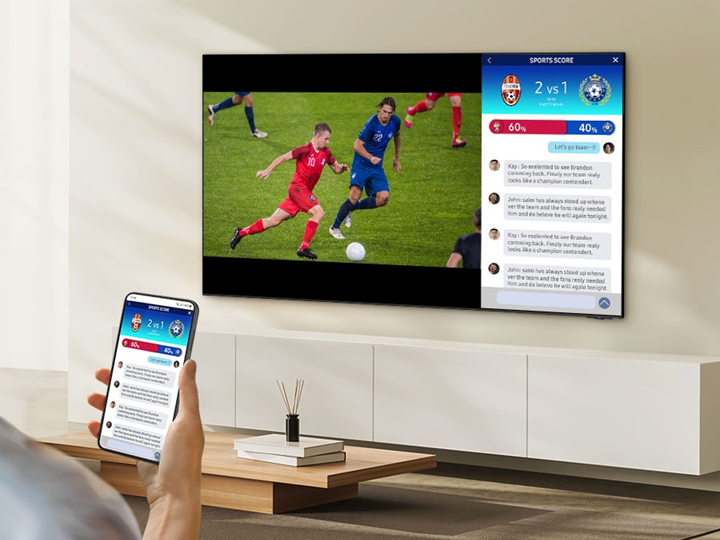Televisor de 85" | 4K | Smart TV | QLED