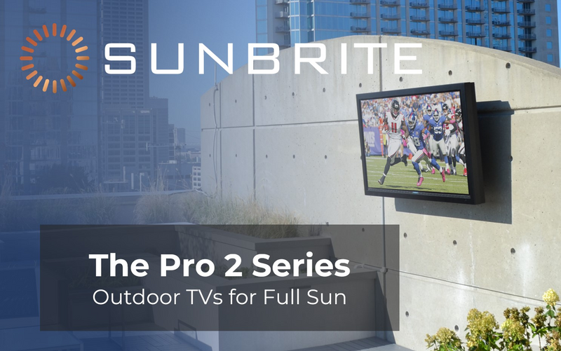 SunBrite Pros Series | Televisor De 55" | 4K | Outdoor TV | LED | HDR | Full Sun | Black