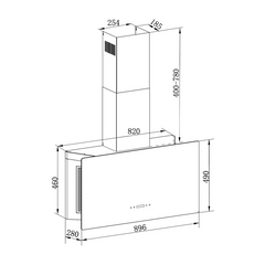 Campana de 90 pulgadas (90 cm) | Extractor de Grasa