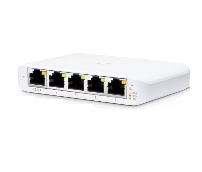 Conmutador PoE UniFi Flex Mini de 5 puertos