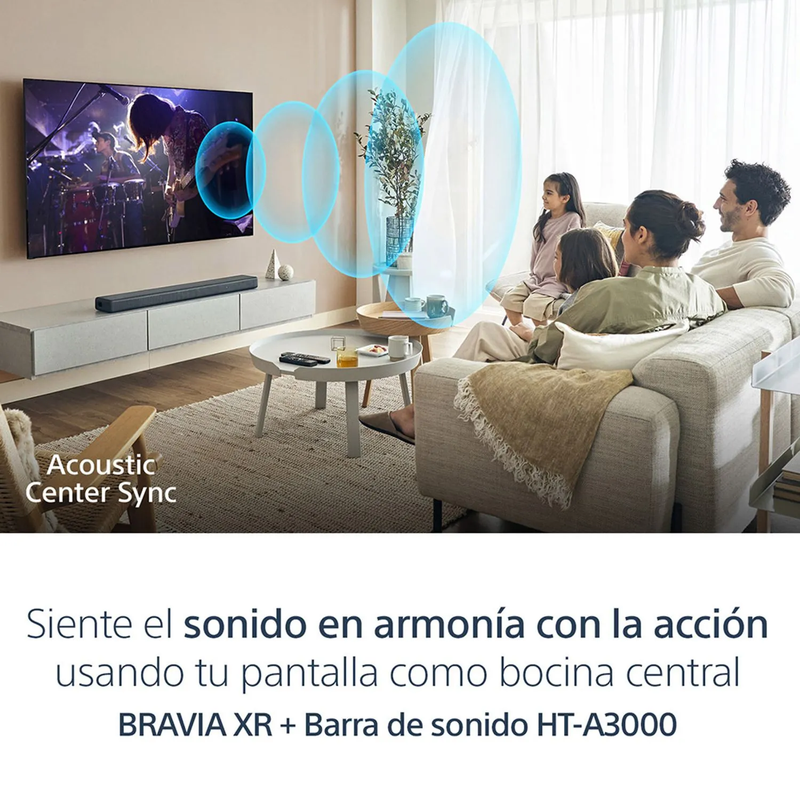 Televisor de 55" X90L| 4K Ultra HD | Alto rango dinámico (HDR) | Google TV | Control de voz con Google Assistant | BRAVIA XR | Full Array LED