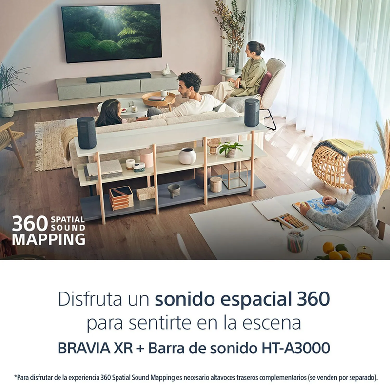 Televisor de 55" X90L| 4K Ultra HD | Alto rango dinámico (HDR) | Google TV | Control de voz con Google Assistant | BRAVIA XR | Full Array LED