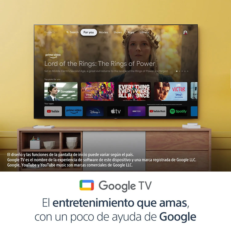 Televisor de 55" X90L| 4K Ultra HD | Alto rango dinámico (HDR) | Google TV | Control de voz con Google Assistant | BRAVIA XR | Full Array LED