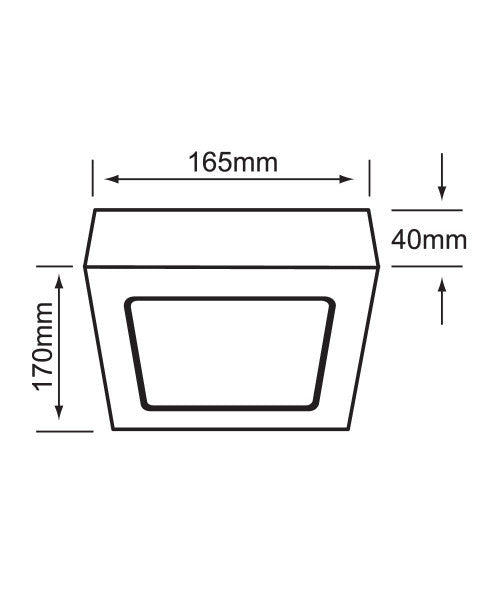 Lámparas de Techo Interior Led Blanco 12W 100-240V 6500K