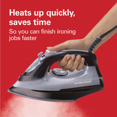 Steam Iron with Extra-Glide™ Soleplate