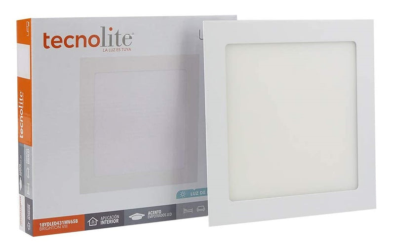 Lámpara de techo empotrada para interior, LED integrado, luz blanca