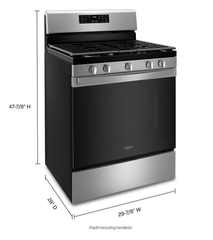 5.0 Cu. Ft. Whirlpool® Gas 5-in-1 Air Fry Oven