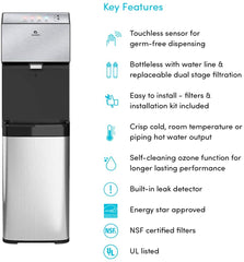 Dispensador de Agua con Filtros Internos