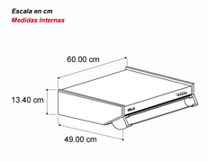 Extractor bajo gabinete de 60 cm | Extractor de grasa