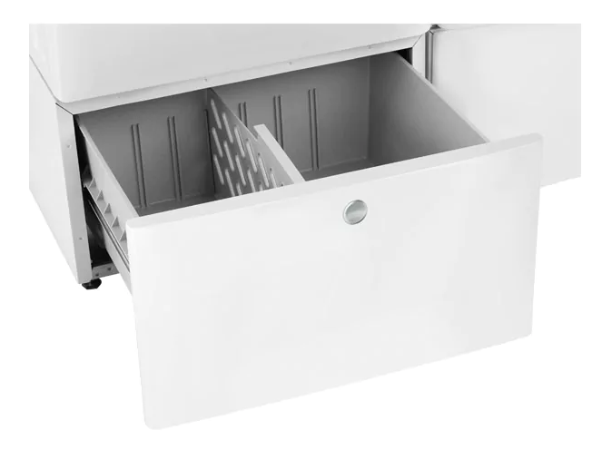 Luxury-Glide® Pedestal with Spacious Storage Drawer