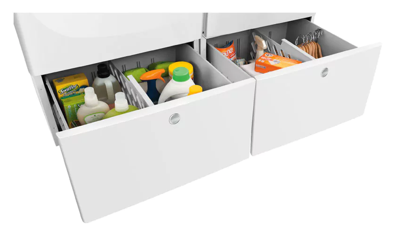 Luxury-Glide® Pedestal with Spacious Storage Drawer