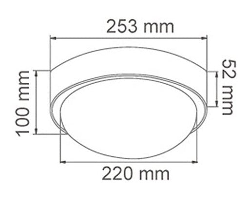 Lámpara de techo interior, satinado