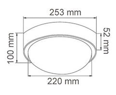 Lámpara de techo interior, satinado