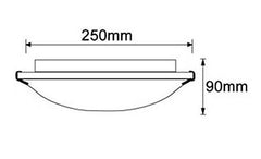 Lámpara de techo de superficie para interiores, blanca