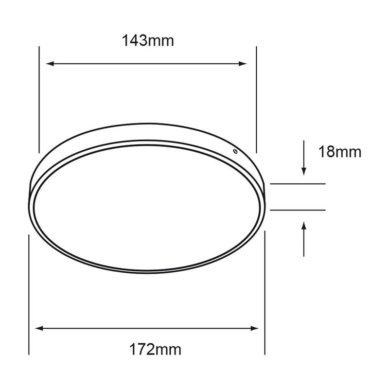 Lámpara de techo LED redonda ajustable para interiores, blanca