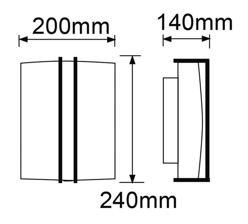 Lámpara de pared interior, vidrio perlado