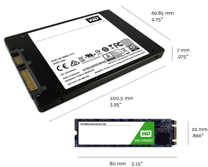 Wd green hot sale 120 gb